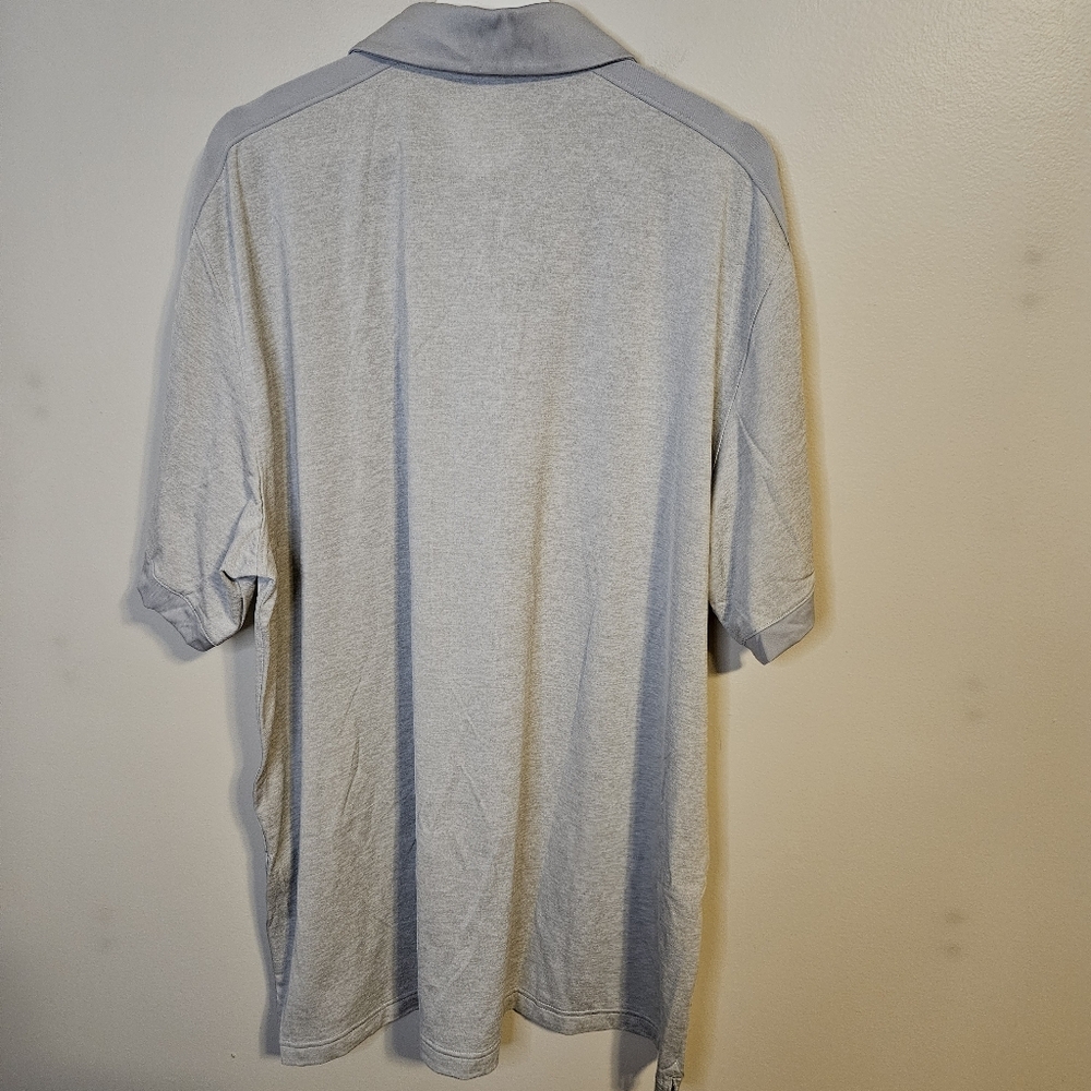 NWT Under Armour Men’s Team Trophy Polo Light Gray Business Casual Golf 3XL - Picture 6 of 12